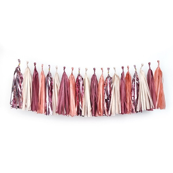 2M Tissue Foil Tassel Backdrop