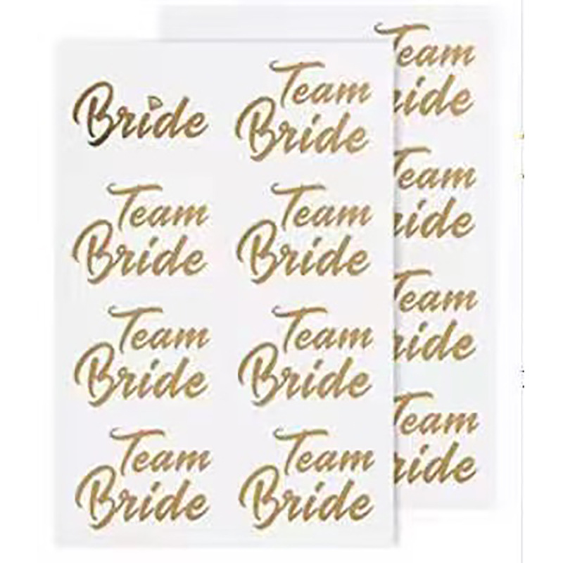 Tatto Sticker Team Bride