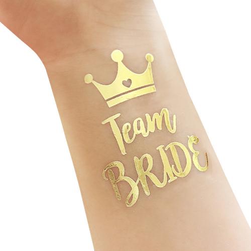 Team Bride Tattoo Sticker