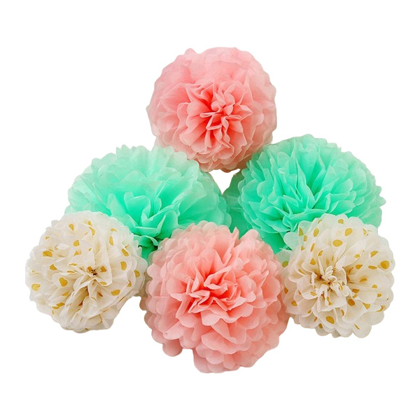 Tissue Paper Pompoms